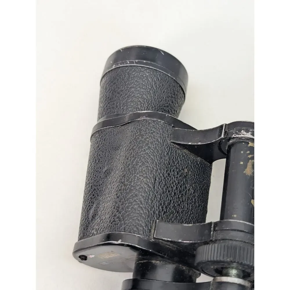 Vintage Focal 7x35 Binoculars Japan Special Coated Field 7° Kresge Detroit Strap